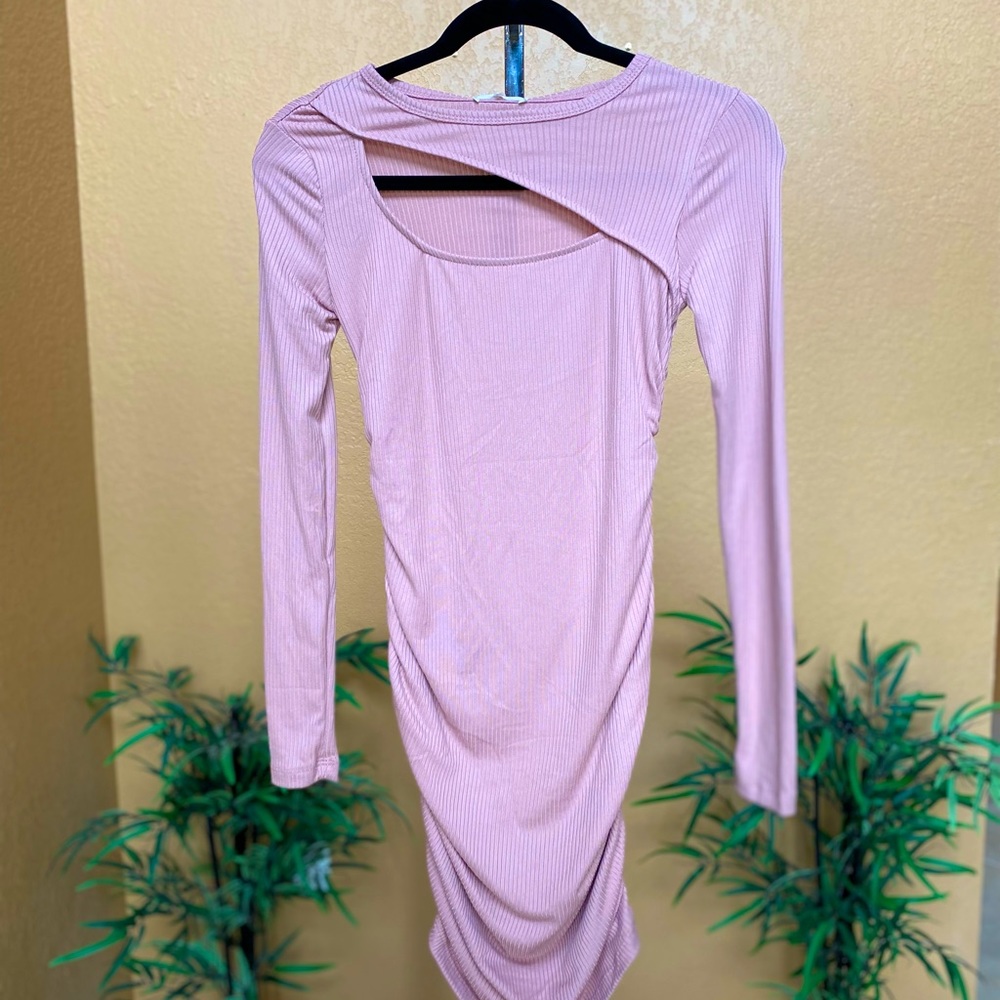 Nice form fitting dresses, sexy faux leather top, blouse nice w/ shine.